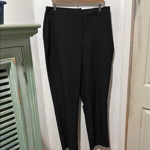 Rachel Zoe Black Dress Pants with Tailored Slim Fit and Straight Leg
